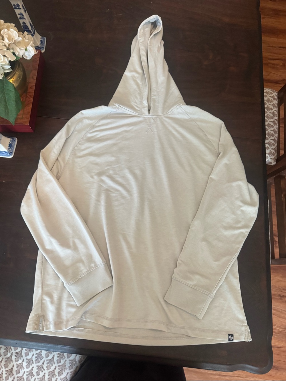Sperry Men's Crewneck Hooded Sweater - Cream